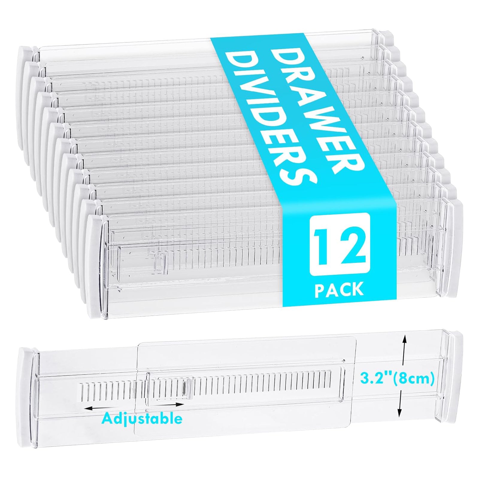 Adjustable Drawer Organizer Set
