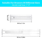 Adjustable Drawer Organizer Set