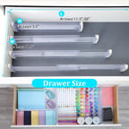 Adjustable Drawer Organizer Set