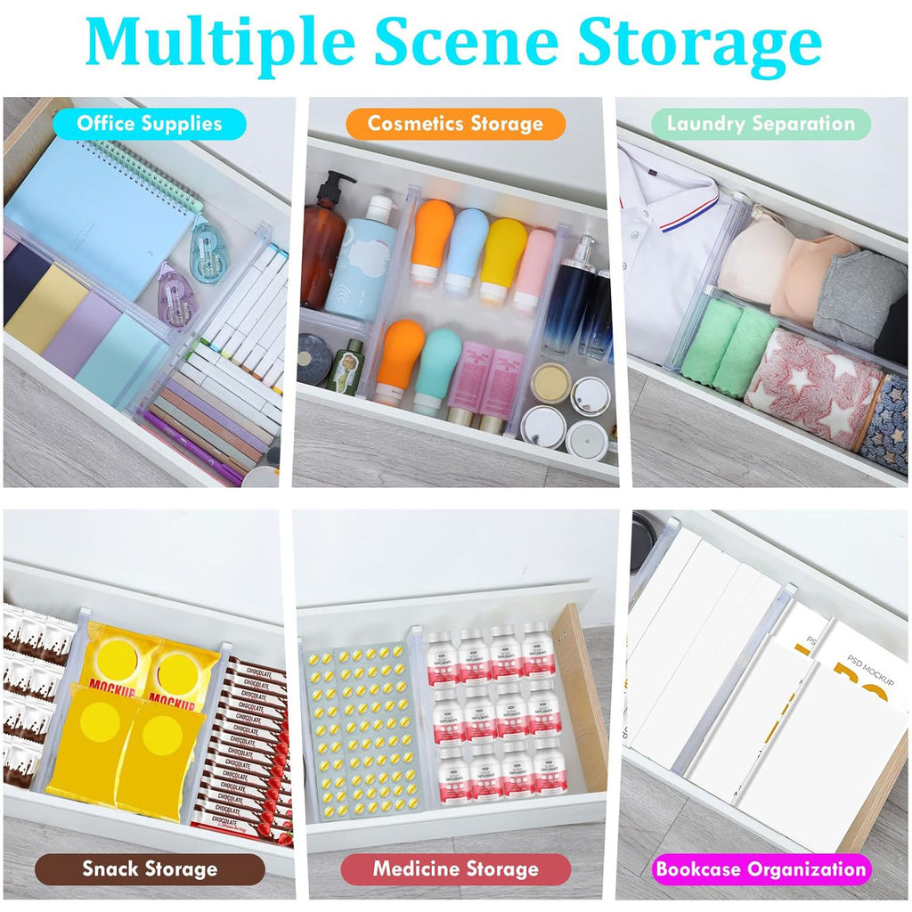 Adjustable Drawer Organizer Set
