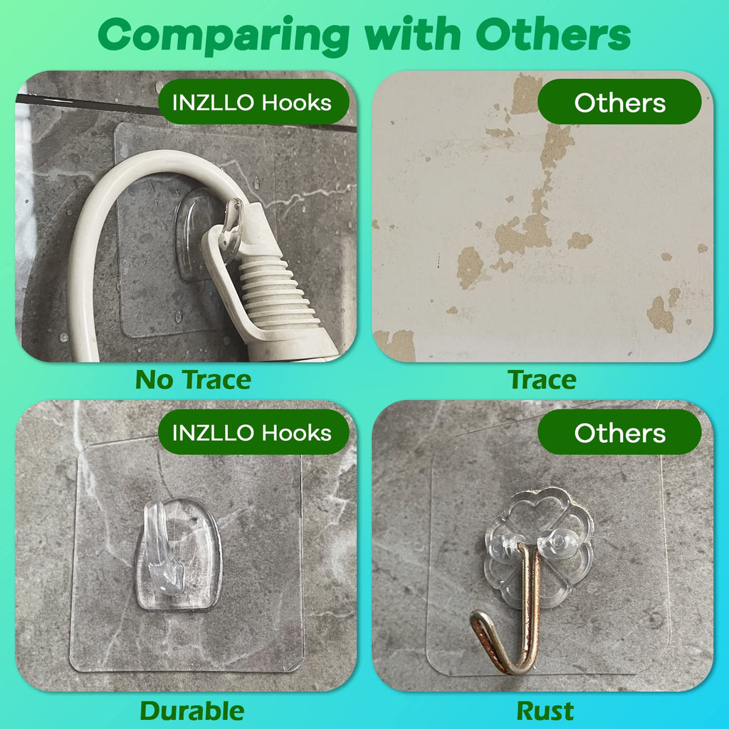 Adhesive Utility Wall Hooks